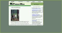 Desktop Screenshot of forestman.se